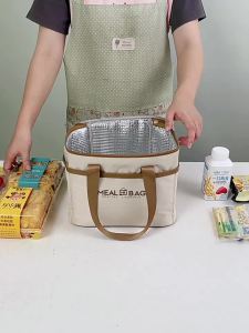 Travel Thermal Cooler Bag For Frozen Food Camping Picnic Large Capacity Portable Easy to Clean Thickened Aluminum Foil Lunch Bag