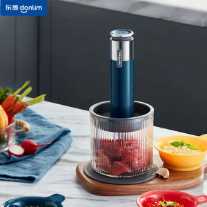 【4 In 1 Functions】Donlim东菱 Wireless Seasoning Machine Meat Grinder Household Electric Chopping Vegetables Mince Garlic Rammer Automatic Wireless Multifunctional Cooking Baby Complementary Food  Processor DL-6082
