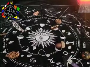 Kartu Tarot Tablecloth Twelve Constellations Karpet Tarot Premium Alas Tarot & Oracle