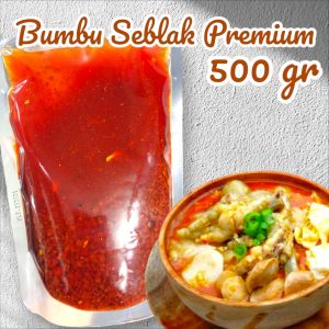 BUMBU SEBLAK BASAH PREMIUM ( 500 gr ). HALAL MUI . untuk 35 porsi seblak dan masakan lainnya