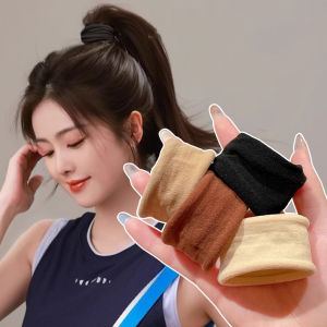 4/5 Set Solid Widen Thicken Hair Band Ropes Women Ponytail Holder Hair Tie Scrunchies Fashion Hair Accessories