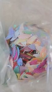 (5 gram) Phiến lá kim sa lấp lánh 2 lỗ size 13*24mm nguyên liệu dùng để trang trí đính kết...Nguyên liệu DIY