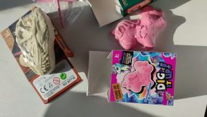 Payoe Mainan Anak Dig It Up Dig Kit Gali Gypsum Fossils