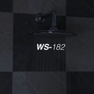 VONE WS-182: Kepala Shower Tembok Mandi Bulat