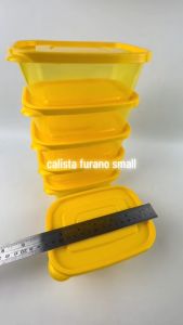 Toples Plastik Kotak Calista Furano Set 6pcs Food Container Food Preparation Storage Set Tempat Wadah Box Penyimpanan Makanan Tempat Bumbu Dapur Set Lunch Box Food Container Set Toples Kulkas