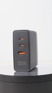 Vention Charger GaN 3 Port 100W Adaptor Fast Charger PD QC