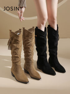 Josiny | Autumn New Pointed Western Boots