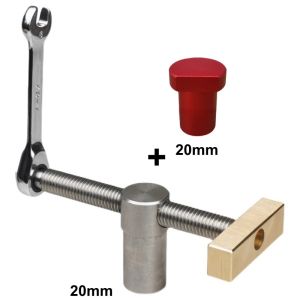 19mm/20mm Desktop Clip Clamp W/ Bench Dog Holes Stop Fast Fixed Clip Precision Machining Quick Fixture Clamping Tool Kit