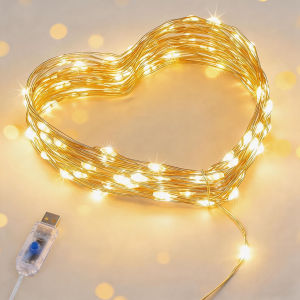 USB Fairy Lights for Bedroom 300/200/100/50 LED Twinkle Lights  Indoor String Light for Room Tent