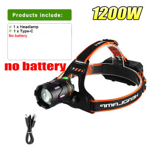 960000000LM Ultra Powerful LED Headlamp Super Bright Long Range 8900m Headlight Rechargeable Head Torch Fishing Head Flashlight