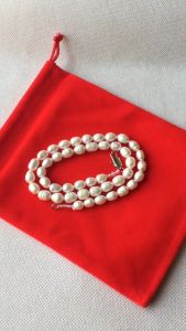 Chuỗi Hạt Ngọc Trai Thật Phối Cùng áo dài vô cùng hợp kèm bản Photocopy chứng thư kiểm định ngọc trai tại SJC Vòng Cổ Ngọc Trai Tự Nhiên - Lazada
