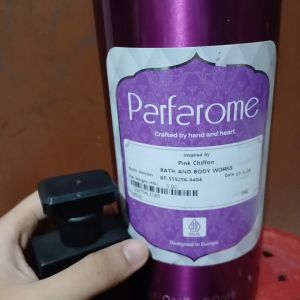 Bibit parfum murni Pink Chiffon Parfarome 30ml repack botol spray hitam elegant