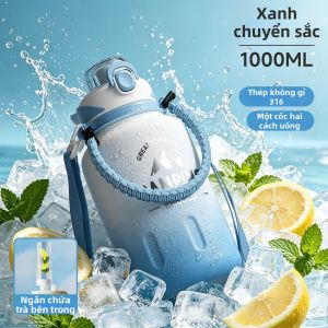 HEOSCU | Bình Nước Cách Nhiệt Dung Lượng Lớn 2000ml