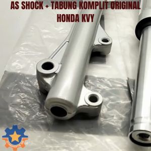 AS SHOCK TABUNG KVY DEPAN KOMPLIT HONDA SCOOPY BEAT VARIO SPACY KARBU ORISINIL ASLI AHM SOK SHOK