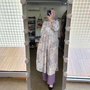 Setelan Tunik Manda Rayon