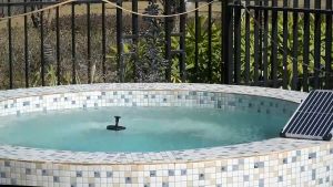 (จัดส่งฟรี) น้ำพุโซล่าเซลล์ น้ำพุพลังเเสงอาทิตย์ 13 16 cm แถมฟรี หัวปั๊ม 6 หัว น้ำพุโซลาเซลล์ น้ำพุ ปั๊มน้ำพุ ตกแต่งสวน รุ่นทรงกลม solar fountain