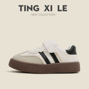 รองเท้าเด็กแบบสวมลำลองสำหรับฤดูใบไม้ผลิปี 2024 รองเท้าผ้าใบแบบสวมสำหรับเด็กชายและเด็กหญิง รองเท้าเด็กแบบสวมสไตล์ย้อนยุค รองเท้าเด็กสำหรับเด็กวัย 7-12 ปี