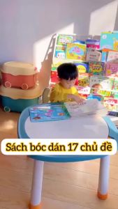 Học liệu bóc dán Toán học thông minh cho bé Kenmart đồ chơi giáo dục sớm cho bé tái sử dụng nhiều lần