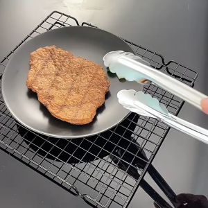 Pencapit Makanan Stainless / Penjepit Gorengan 2 Ukuran / Capitan Masak BBQ Stainless