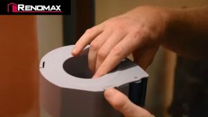 Renomax Tape Dispenser Heavy Duty Dispenser Pemotong Salotape Pemegang Fragile Protect Packaging 2 Size for Masking Tape