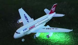 DWI Remote Control Aircraft 2.4G EPP Foam Remote Control Toy A380 Passenger Aircraft Model Drone Childrens Gift