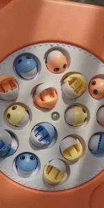 [TM77]2 in 1 Mainan Meja Pancingan Ikan Kombinasi Balok Susun / Fishing Paradise With Block