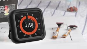 Visual Digital Timer Multi-purpose Magnetic USB Charging Timer 12H Countdown Stopwatch for Office Classroom and Kitchen