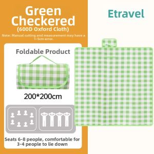 ETRAVEL | Moisture Proof Thick Portable Outdoor Blanket