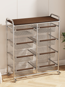 WANGXINGHEYUE | Vintage Style Multi-layer Mobile Storage Cart