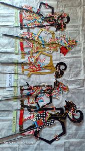 Wayang Paket 5 Wayang Bimo Bolodewo Kresna Gatutkaca Arjuna