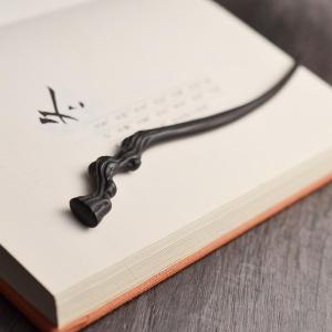 Black Ebony Hairpin Ancient Chinese Style Hairdo New Hanfu Daily Versatile Three-dimensional Bud Shape Gift Box Included