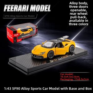 LIWAN | Alloy 3-Doors Super Car Model for Boys 1:43