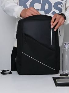 Mens Backpack Bags for men Waterproof Laptop Bag Breathable Wear-resistant Schoolbag For Boys Black Gray Blue