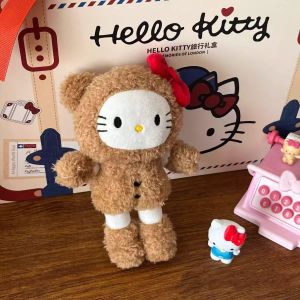 Adorable Long-Legged Kitty Plush Toy Keychain Bag Decorative Piece Trendy Packaging Ornament Soft Cuddly Cat Pendant for Bags