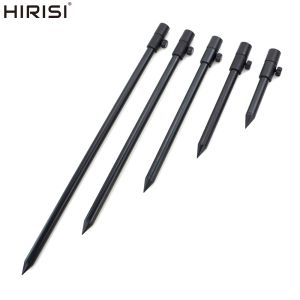 2 x Carp Fishing Bank Sticks Aluminium Black Rod Pod Diameter 16mm Fishing Accessories