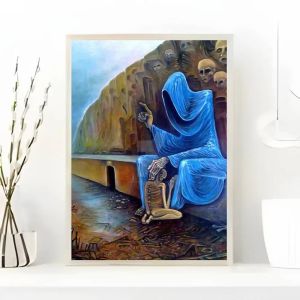 KAYOU | DIY Oil Painting By Numbers Famous Surrealism Artworks By Zdzislaw Beksinski Home Decoration Wall Room Decor Best Gift Frameelss