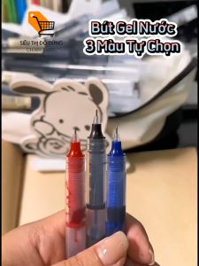 Bút Mực Nước 3 Màu Khô Nhanh Không Nhòe Màu Mực Đậm Dễ Viết Bút Gel 3 Màu Văn Phòng Tiện Dụng Bút Bi Nước Cho Đồ Dùng Học Tập - Lazada
