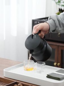 1L 316 Stainless Steel Thermos Thermal Insulation Stewed Teapot Household Stuffy Teapot Portable Coffee Pot Stewed Teapot 茶壶