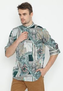 BATIK PRIA MODERN KEKINIAN KEMEJA PRIA JUMBO SMLXLXXL