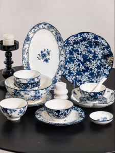 mornenjoy | Underglaze Porcelain Dinnerware Set
