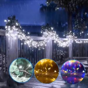 1.5M/3M/6M Remote Control Firecracker String Lights USB Powered LED String Lights Suitable for Garden Party Wedding Decoration