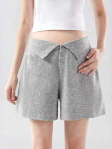 MIDULI | Breathable Stretchy Maternity Shorts Loose Legging