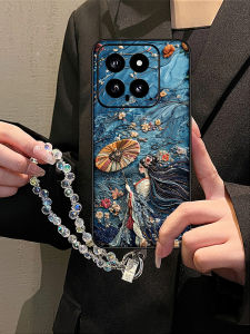 Elegant Embroidered Girls Phone Case for Xiaomi 15 New Style 14 Ultra Fashionable Womens Full Cover Anti-Fall Luxury 13 pro