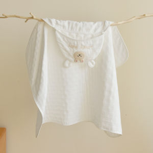 ANYOUBI | Soft Breathable 6-Layer Cotton Baby Hooded Bath Towel