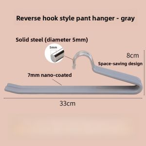 Swan Shaped Short Neck Z-Form Pants Hanger Storage Organizer Clothing Care Small Clothes Drying Rack Childrens Closet Accessory