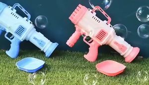 Súng bắn bong bóng đồ chơi súng bắn bong bóng xà phòng loại lớn 32 nòng