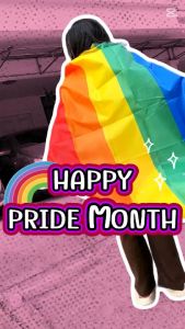 Big Party LGBT Pride Month Flag หลากหลายพื้นฐานเพศ ขนาด ธงสีผ้า 🏳‍🌈
