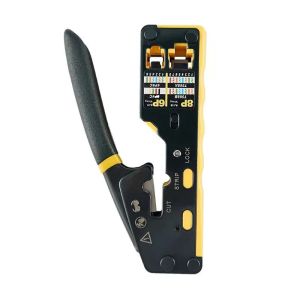 Ampcom ez-loại RJ45 Mạng crimper-3-in-1 Uốn/cắt/dải Lan cat8/7/6A/6/5E (STP/UTP) & RJ11/12 Tel Cáp mô-đun (AM-6088)