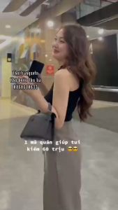 Quần Ống Suông Dây Rút Quần Siêu Hack Dáng Chất Đẹp Hàng Loại 1-XMTĐ