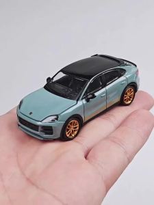 1:64 Porsche Cayenne Turbo GT 911 GT1 LM 1998 Toys Car Diecast Alloy Exquisite Model Rubber Tires Miniature Cars Interactive Toy